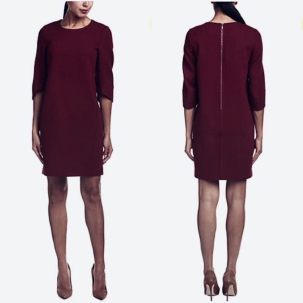 Lafayette 148 New York Miriam Wool Shift Dress